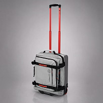 Сумка на колесах TORBER РИТМ, серый, полиэстер 900D с PU покрытием, 49 x 35,5 x 26 см, 35 л