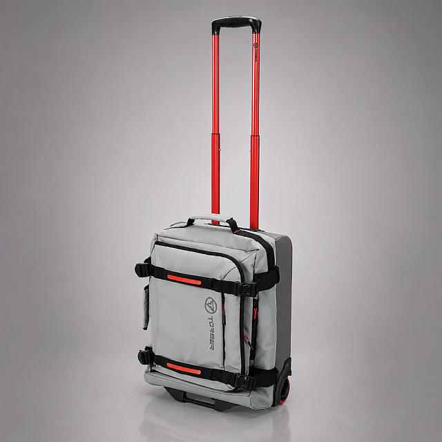 Сумка на колесах TORBER РИТМ, серый, полиэстер 900D с PU покрытием, 49 x 35,5 x 26 см, 35 л Сумка на колесах TORBER РИТМ, серый, полиэстер 900D с PU покрытием, 49 x 35,5 x 26 см, 35 л