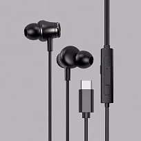 Стереогарнитура Stereo Aura ANC, USB-C, черный, Deppa