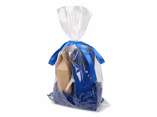 Подарочный набор Tea Cup Plus с чаем, синий Подарочный набор Tea Cup Plus с чаем, синий
