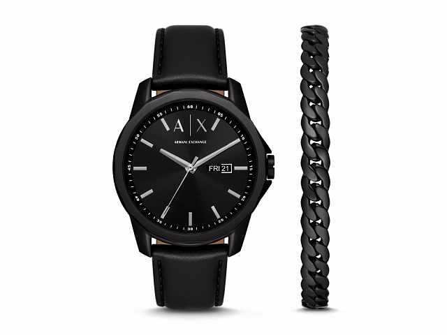 Подарочный набор: часы наручные мужские с браслетом. Armani Exchange Подарочный набор: часы наручные мужские с браслетом. Armani Exchange