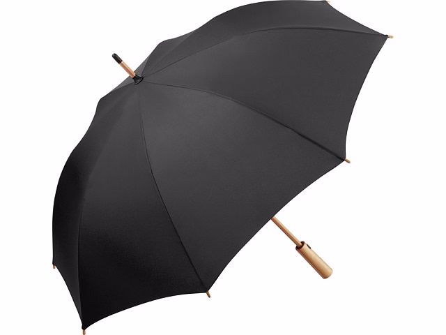 Зонт 7379 AC midsize bamboo umbrella ÖkoBrella black wS Зонт 7379 AC midsize bamboo umbrella ÖkoBrella black wS