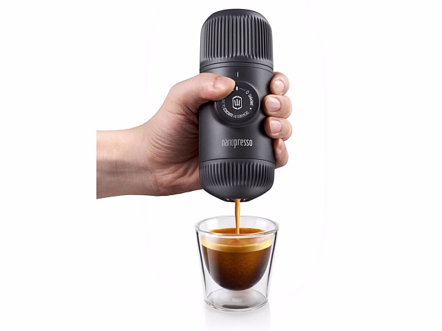 Ручная мини-кофемашина (WACACO Nanopresso) WCCN80 (Ручная мини-кофемашина цвет черный) Ручная мини-кофемашина (WACACO Nanopresso) WCCN80 (Ручная мини-кофемашина цвет черный)