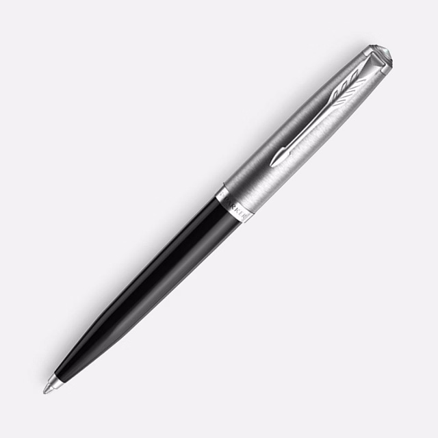 Ручка шариковая Parker 51 Black CT, черная Ручка шариковая Parker 51 Black CT, черная
