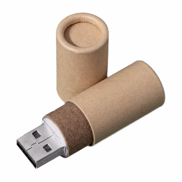 USB flash-карта TUBE (8Гб), натуральная, 6,0х1,7х1,7 см, картон USB flash-карта TUBE (8Гб), натуральная, 6,0х1,7х1,7 см, картон