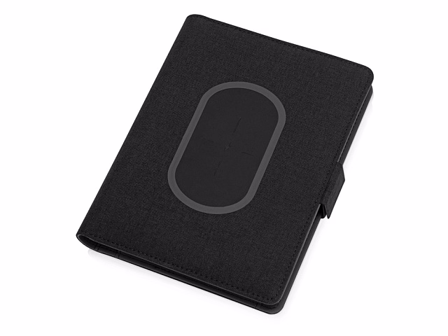 Органайзер с беспроводной зарядкой 5000 mAh Powernote, темно-серый Органайзер с беспроводной зарядкой 5000 mAh Powernote, темно-серый