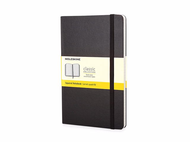 Записная книжка Moleskine Classic (в клетку), Pocket (9х14 см), черный Записная книжка Moleskine Classic (в клетку), Pocket (9х14 см), черный