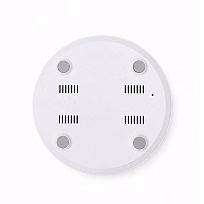 Часы с беспроводной зарядкой Dovel 3в1, белый