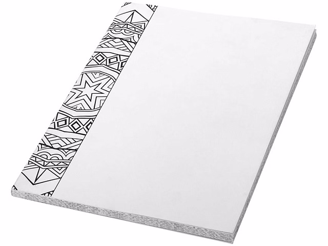 Блокнот А5 Doodle Colour Therapy, белый/черный Блокнот А5 Doodle Colour Therapy, белый/черный