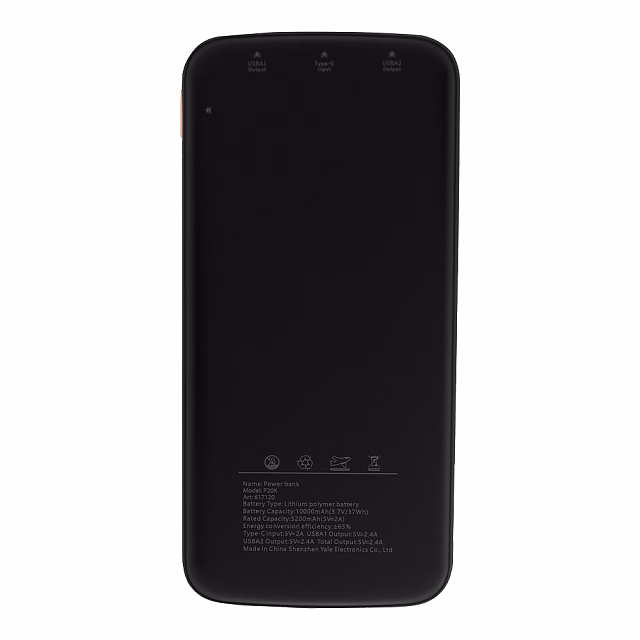 Внешний аккумулятор «Universal», 10 000 mAH, 5V 2.4 A ,черный