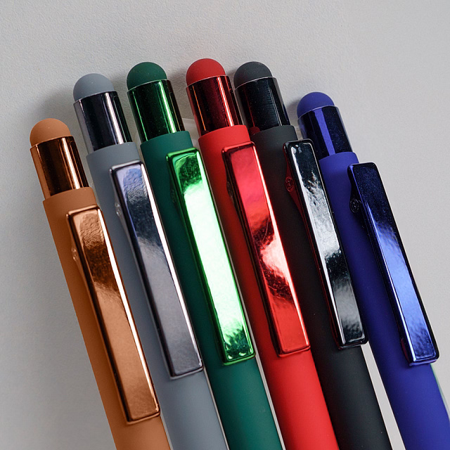 Ручка шариковая FACTOR COLOR со стилусом