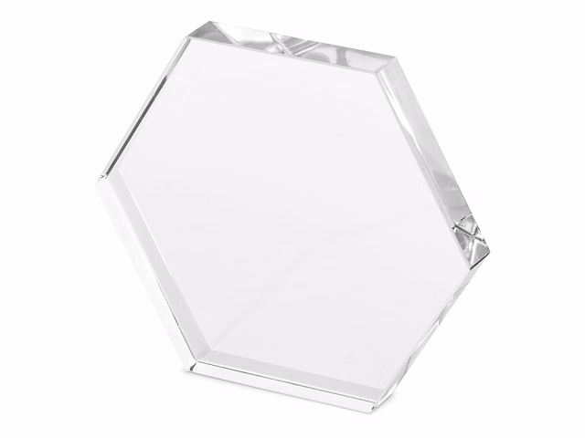 Награда Hexagon, прозрачный Награда Hexagon, прозрачный