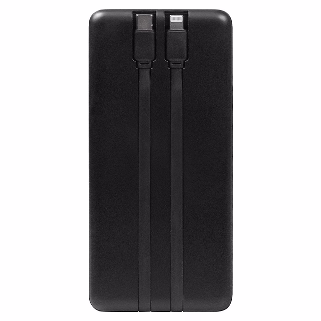 Внешний аккумулятор (powerbank) «Stream 20», 20 000 mAH, с двумя зарядными шнурами,  22,5W (Ватт)  super fast charge, Power Delivery (PD) 25.5W (dfnn), c цифровым дисплеем для контроля заряда, черный