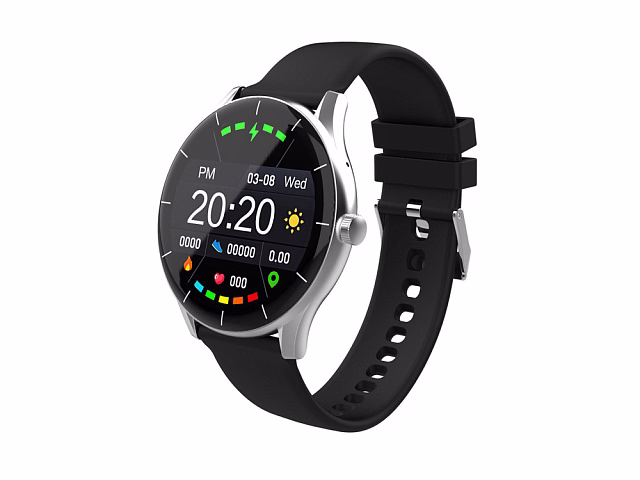Умные часы HIPER IoT Watch GT, черный/ голубой Умные часы HIPER IoT Watch GT, черный/ голубой