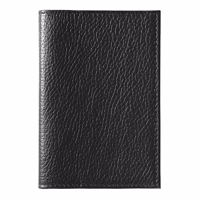 Обложка для автодокументов Leather Sky Flotter Sun из натуральной кожи, черная
