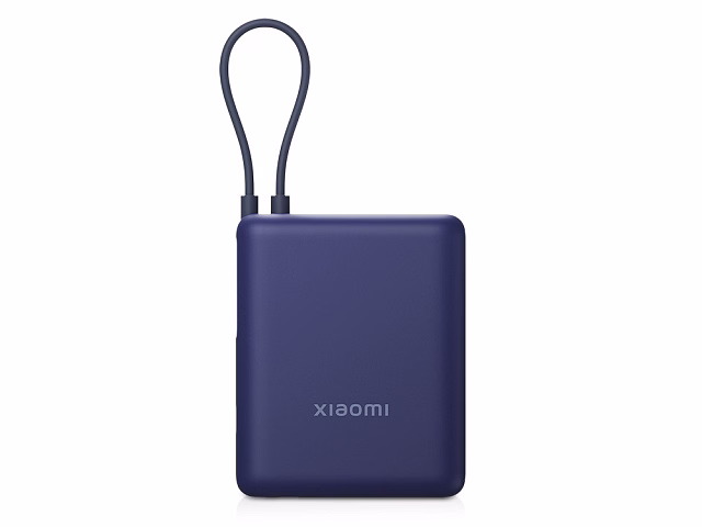 Внешний аккумулятор со встроенным кабелем Xiaomi 33W Power Bank 10000mAh (Integrated Cable) Ice Blue Внешний аккумулятор со встроенным кабелем Xiaomi 33W Power Bank 10000mAh (Integrated Cable) Ice Blue