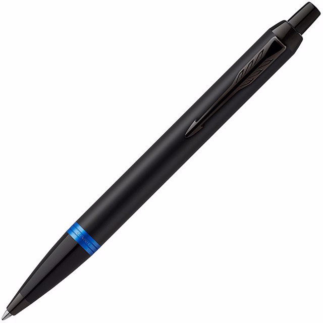 Ручка шариковая Parker IM Professionals Marine Blue BT, черная с синим Ручка шариковая Parker IM Professionals Marine Blue BT, черная с синим