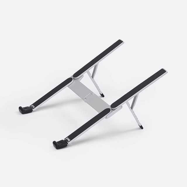 Подставка для ноутбука и планшета Scaffold Compact, серебристый металлик Подставка для ноутбука и планшета Scaffold Compact, серебристый металлик