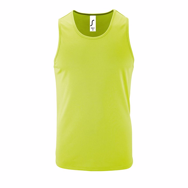 Майка мужская Sporty TT Men, зеленое яблоко Майка мужская Sporty TT Men, зеленое яблоко