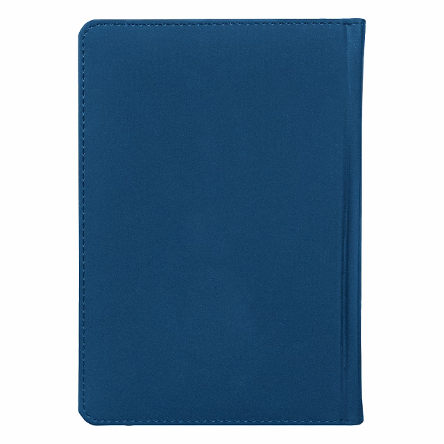 Ежедневник полудатированный Classic Soft А5, темно-синий, в твердой обложке с поролоном