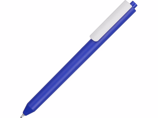 Ручка шариковая Pigra модель P03 PMM, синий/белый Ручка шариковая Pigra модель P03 PMM, синий/белый