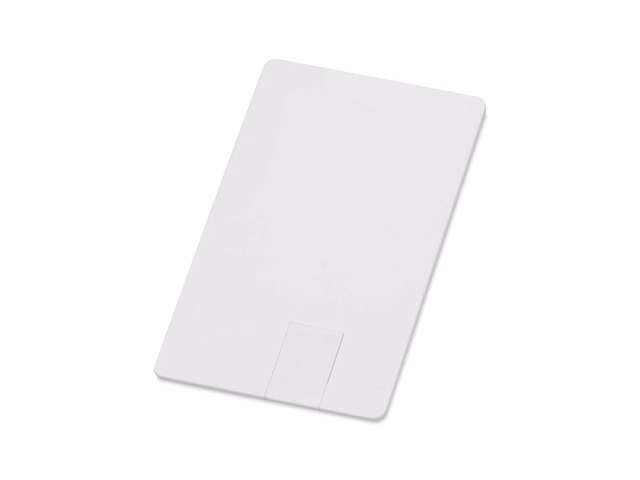 Флеш-карта USB 2.0 16 Gb в виде пластиковой карты Card, белый Флеш-карта USB 2.0 16 Gb в виде пластиковой карты Card, белый
