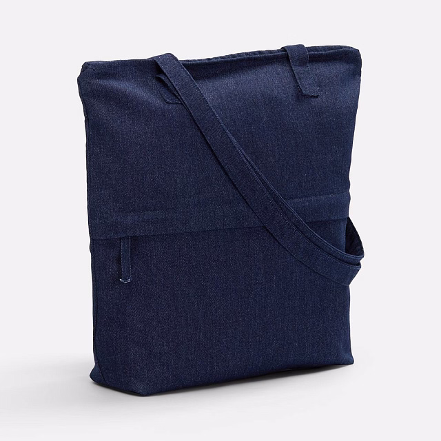 Сумка для покупок Denimate, темно-синяя Сумка для покупок Denimate, темно-синяя