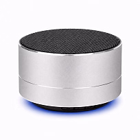 Беспроводная Bluetooth колонка MuzOn, серебристая