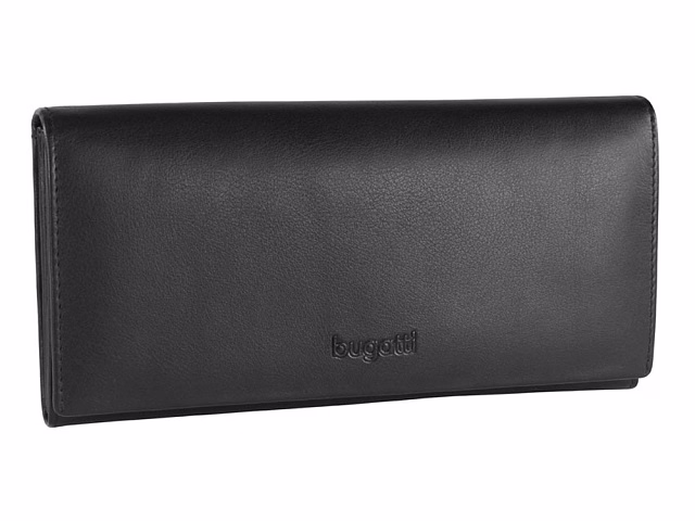 Кошелёк BUGATTI Vertice, чёрный, натуральная воловья кожа, 19,2х3х9,3 см Кошелёк BUGATTI Vertice, чёрный, натуральная воловья кожа, 19,2х3х9,3 см