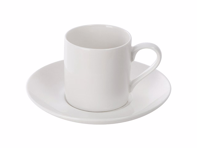 Кофейная пара прямой формы Espresso, 100мл, белый