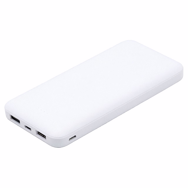 Внешний аккумулятор (powerbank) «Amper», 10 000 mAH, 5V 2.0 A, белый Внешний аккумулятор (powerbank) «Amper», 10 000 mAH, 5V 2.0 A, белый