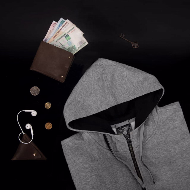 Толстовка женская Classic Hoody Full Zip, серый меланж_XS, 85% хлопок, 15% вискоза, 300 грм2 Толстовка женская Classic Hoody Full Zip, серый меланж_XS, 85% хлопок, 15% вискоза, 300 грм2