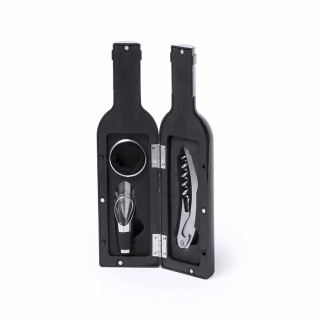 Набор для вина WINESTYLE (3 предмета), 24х6.4см, нержавеющая сталь, пластик Набор для вина WINESTYLE (3 предмета), 24х6.4см, нержавеющая сталь, пластик