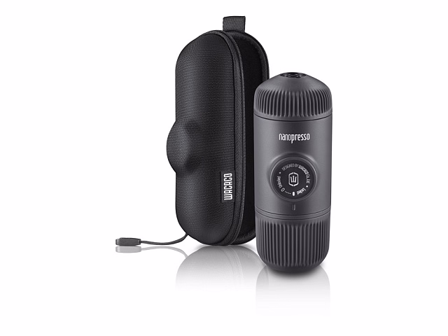 Ручная мини-кофемашина WACACO Nanopresso + кейс для хранения WCCNPHC Ручная мини-кофемашина WACACO Nanopresso + кейс для хранения WCCNPHC