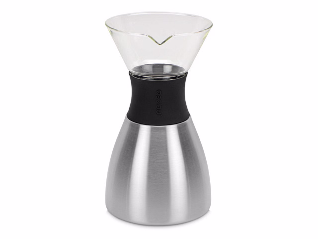 Кофеварка POUR OVER, 1000 мл, серебристый/черный Кофеварка POUR OVER, 1000 мл, серебристый/черный