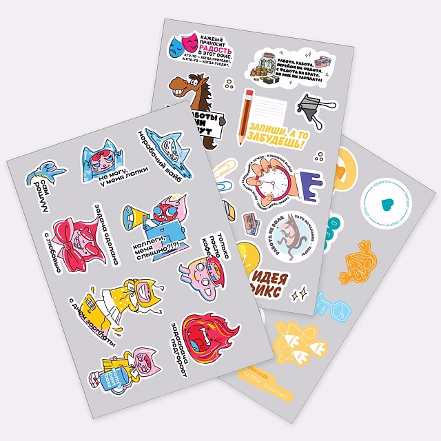 Наклейки UV-DTF Stiker Pack на заказ, S Наклейки UV-DTF Stiker Pack на заказ, S