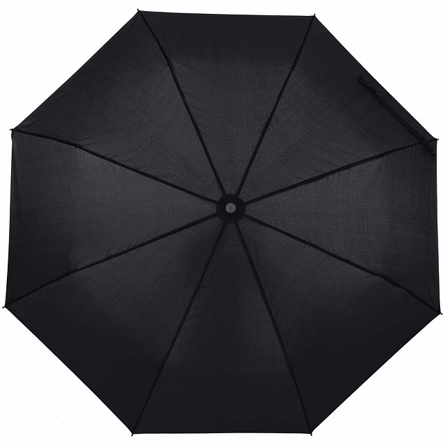Зонт складной Monsoon, черный Зонт складной Monsoon, черный