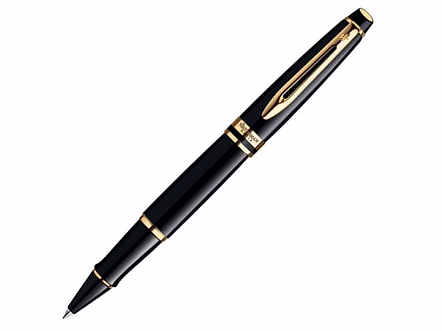 Ручка-роллер Waterman Expert 3, цвет: Black Laque GT, стержень: Fblk Ручка-роллер Waterman Expert 3, цвет: Black Laque GT, стержень: Fblk