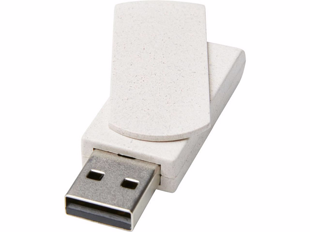 Rotate, USB-накопитель объемом 4ГБ из пшеничной соломы, бежевый Rotate, USB-накопитель объемом 4ГБ из пшеничной соломы, бежевый