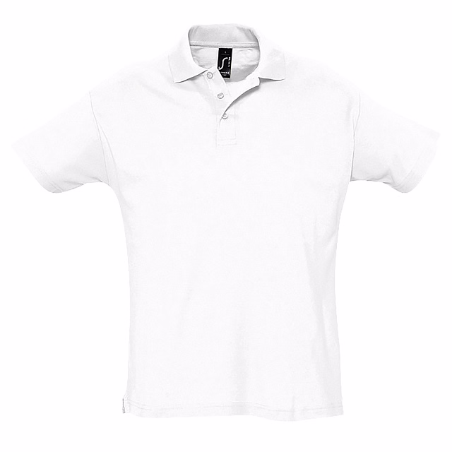 Рубашка поло мужская SUMMER II, белый, XS, 100% хлопок, 170 г/м2 Рубашка поло мужская SUMMER II, белый, XS, 100% хлопок, 170 г/м2