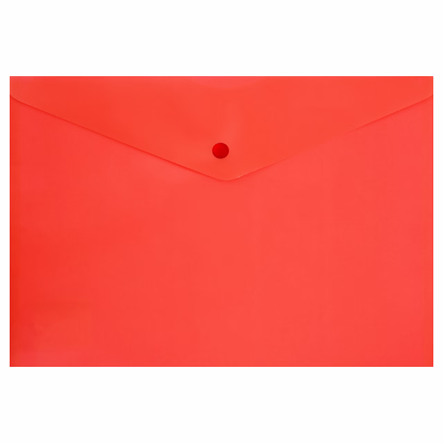Папка-конверт Workmate А4 с кнопкой, плотность 180 мкр, красный Папка-конверт Workmate А4 с кнопкой, плотность 180 мкр, красный