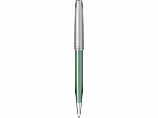Шариковая ручка Parker Sonnet Essentials Green SB Steel CT, цвет чернил black, перо: M, в подарочной упаковке.