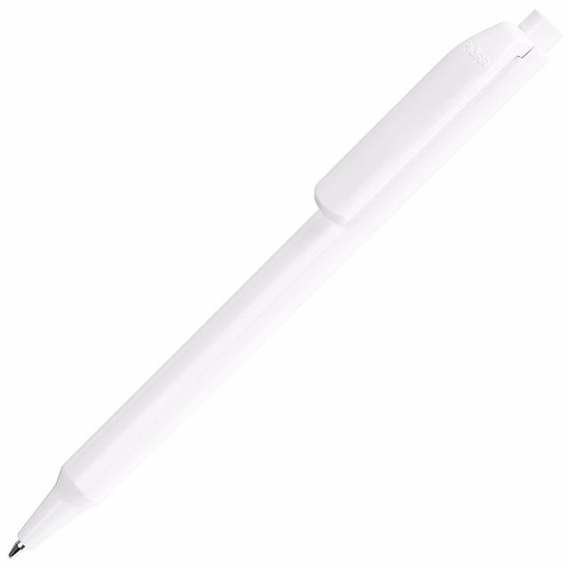 Ручка шариковая Pigra P04 Polished, белая Ручка шариковая Pigra P04 Polished, белая