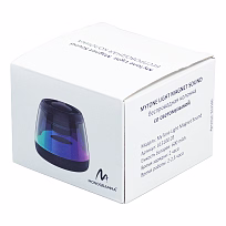Колонка беспроводная MyTone Light  Magnet Sound, со светомузыкой, черная