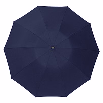Зонт складной автоматический с плавным закрытием Forest Sunderland Reverse,  диаметр 103 см, радиус 23 дюйма, 10 панелей,  в подарочной коробке, темно-синий