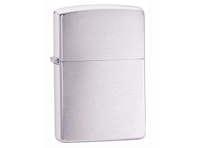 Зажигалка ZIPPO Classic с покрытием Brushed Chrome, латунь/сталь, серебристая, матовая, 38x13x57 мм Зажигалка ZIPPO Classic с покрытием Brushed Chrome, латунь/сталь, серебристая, матовая, 38x13x57 мм