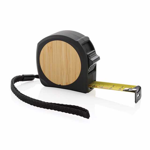 Рулетка Bamboo из переработанного пластика RCS, 5м/19 мм Рулетка Bamboo из переработанного пластика RCS, 5м/19 мм