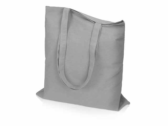 Сумка для шопинга Carryme 140 хлопковая, 140 г/м2, серый (P) Сумка для шопинга Carryme 140 хлопковая, 140 г/м2, серый (P)