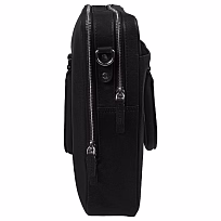 Портфель для ноутбука Vancouver Leather из натуральной кожи, черный
