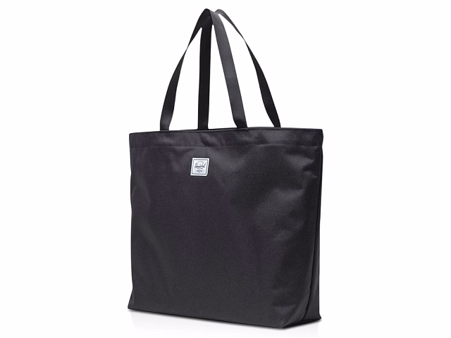 Herschel Classic™ эко-сумка-тоут из переработанного материала объемом 19 л - сплошной черный Herschel Classic™ эко-сумка-тоут из переработанного материала объемом 19 л - сплошной черный